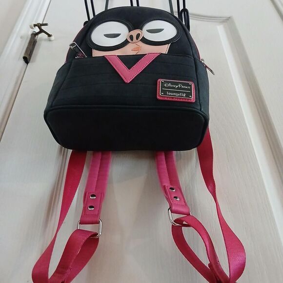 Disney Parks Edna Mode Loungefly Mini Backpack No Capes The Incredibles Cosplay